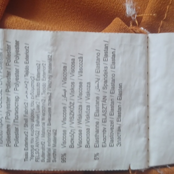 SOLD - Camaieu Orange Top Blouse - Picture 10 of 12